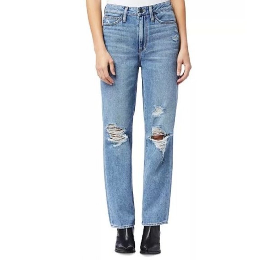 NEW Sam Edelman Distressed Stiletto Tomboy Jeans